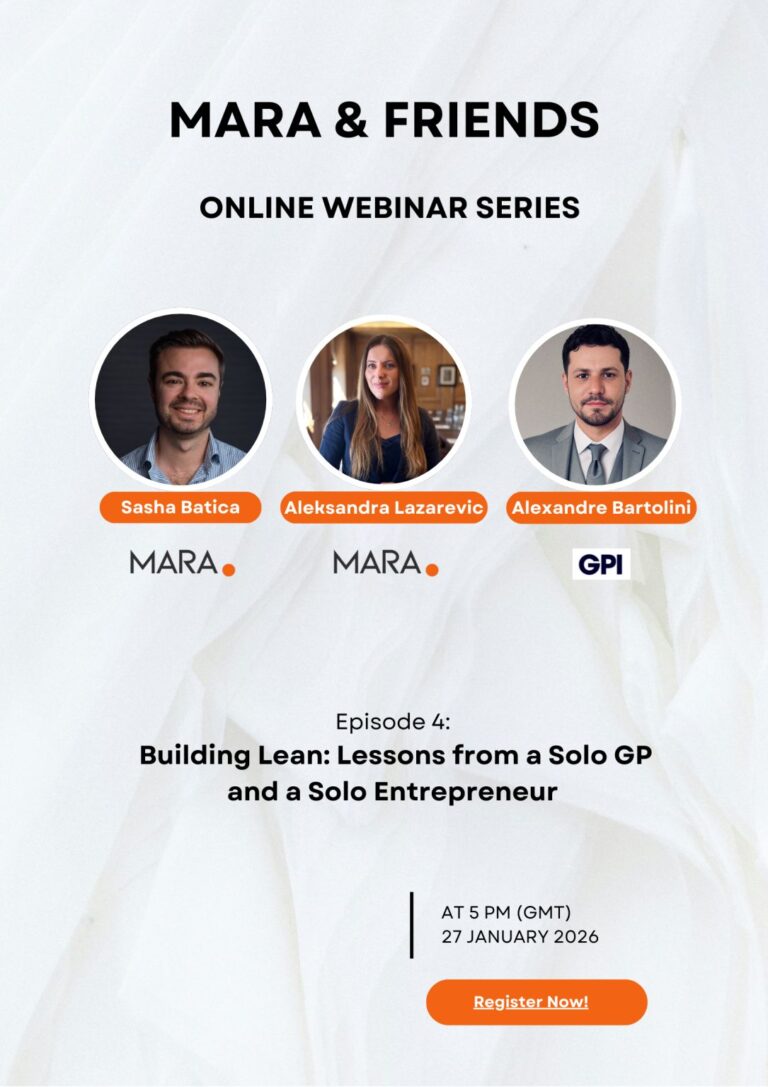 Mara & Friends, Episode 4: Building Lean: Lessons from a Solo GP and a Solo Entrepreneur
